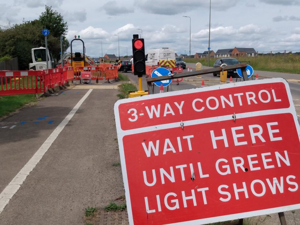 Delays At Busy Abingdon Roundabout As New Homes Built