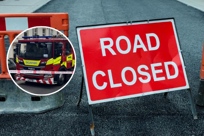 Oxfordshire Road Closed As Fire Crews Issue Public Warning